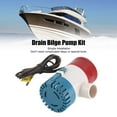 thumbnail image 3 of Bilge Pump Installation Kit, Submersible Bilge Pump Kit Effective Operation Reliable Durable DC12V Simple Installation  For Car RV Yacht Boat, 3 of 8
