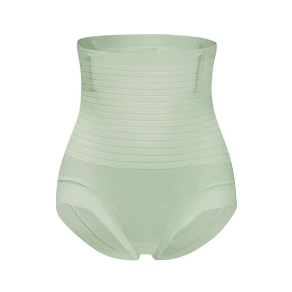 perfectbot Plus Size Women's Sexy Seamless High-Waist Panties - Midriff Shaping Slim Fit Comfy Casual Underwear