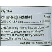 cetirizine hydrochloride 5 mg tablets، 100 tablets ( pack of 2 )