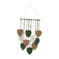 thumbnail image 2 of Tapiz de macramé tejido a mano para colgar en la pared, estilo bohemio, ideal como regalo para dormitorio o habitación infantil. Marrón, 2 of 9