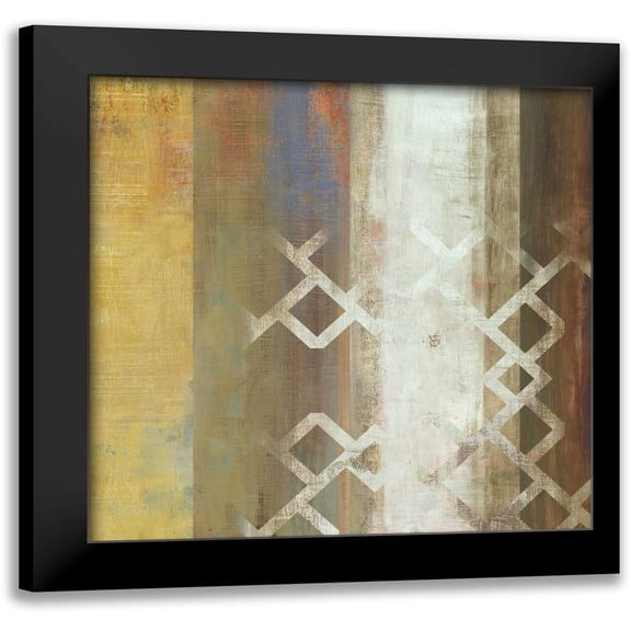 PI Studio 12x12 Black Modern Framed Museum Art Print Titled - Pagenum II