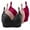 Wine Womens Bras Holiday Savings, variant on Plus Size Bras for Big Bust Women 3 Pack Push-Up Everyday Bra Full Figure Coverage Soft Padded Wireless Yoga Bras ,XS-4XL