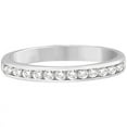 thumbnail image 2 of Channel-Set Diamond Ring Band in 14k White Gold (0.33 ctw), 2 of 2