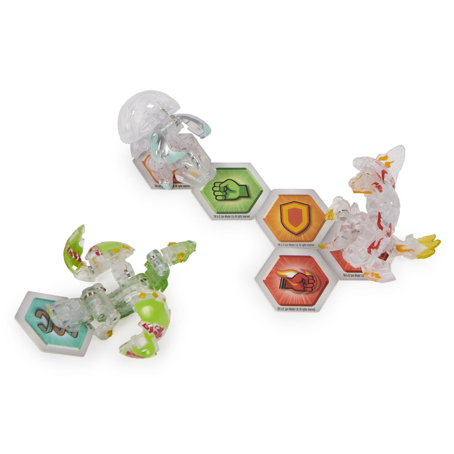 Bakugan Evolutions Starter Pack 3-Pack, Eenoch Ultra with Neo Pegatrix and Pharol, Collectible Action Figures, Ages 6 and Up