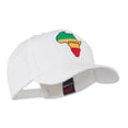 thumbnail image 5 of Map of Africa Embroidered Cap - White OSFM, 5 of 5