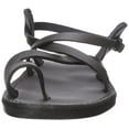thumbnail image 2 of Jerusalem Sandals Men's The Good Shepard Buckled Toe-Ring, Black, Size 11.0, 2 of 5