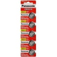 thumbnail image 1 of Panasonic CR2016 3 Volt Lithium Coin Battery (5 Batteries), 1 of 2