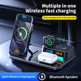 thumbnail image 3 of VIPQV Wireless Charging Station with Speakers and Night Light, 15W Magnetic Charger for iPhone 17 16 15 14 13 12 11, iWatch Series & Airpods 4/3/2/Pro, 3 of 7