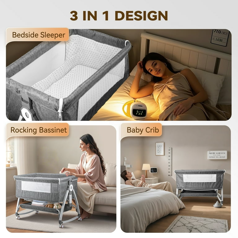 ベビー用寝具・ベッド Baby Crib Amazon.co.jp: AirClubバシネットベッドサイドスリーパー