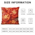 thumbnail image 5 of GOSMITH  Tomato Pattern Throw Pillow Cover Decor Novelty Realistic Food Pillowcases Fruit Print Pillow Case Square Cushion Covers for Couch Living Room Home Sofa Bedroom Office, 5 of 5