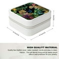 thumbnail image 2 of Creowell Leopards Tropical Plants Jewelry Box for Necklaces Rings Earrings White, 2 of 5