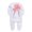 White, variant on Newborn Infant Cotton Jumpsuit,Unisex Footed Jumpsuits Long Sleeve 𝐎ne Piece Romper Boy Girl Soft Comy Clothes