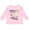 thumbnail image 3 of Inktastic Grandma's You Say Alpaca My Bags Boys or Girls Long Sleeve Toddler T-Shirt, 3 of 5