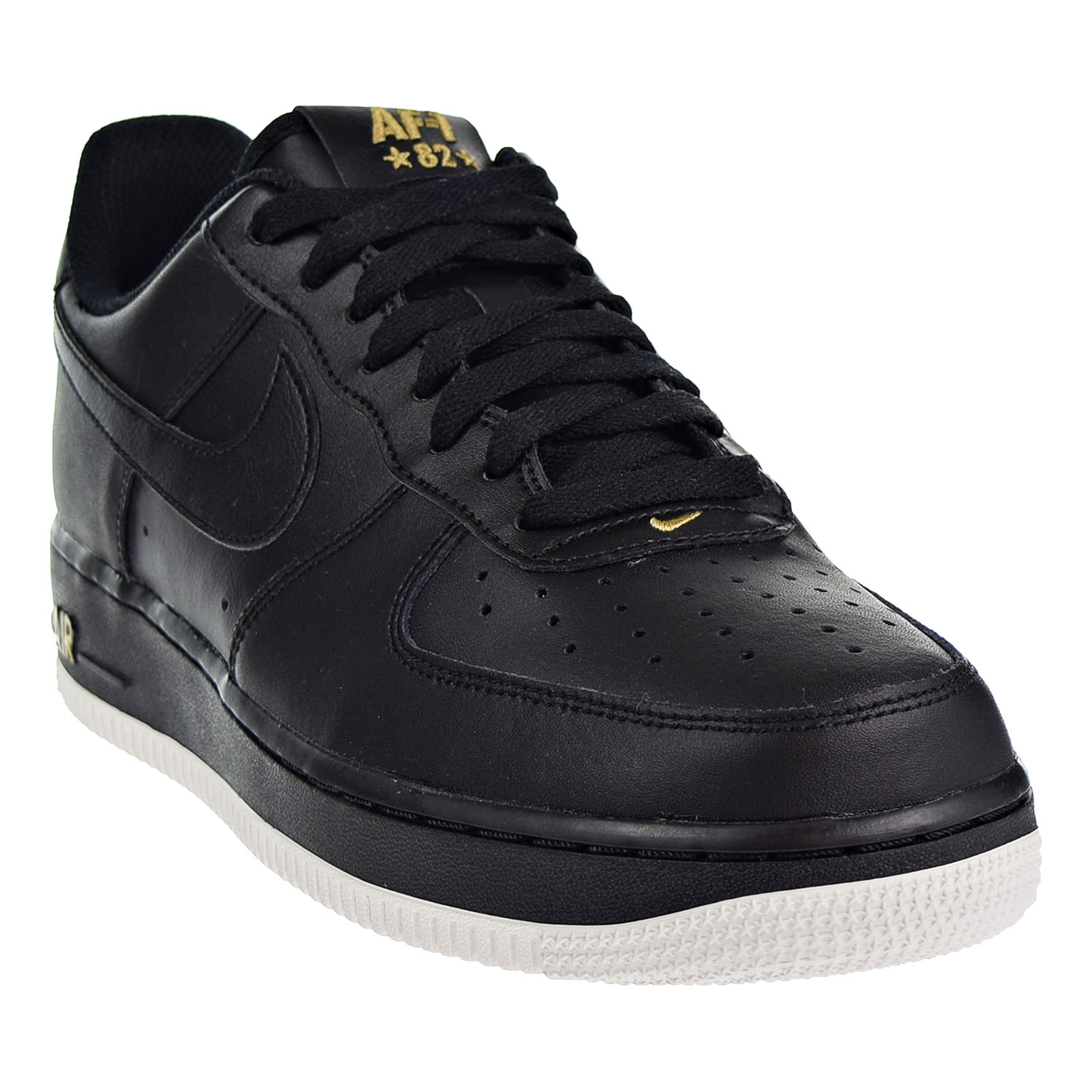 Nike Air Force 1 '07 Black/Summit White-Metallic Gold - AA4083-014