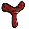 thumbnail image 4 of Tuffy Ultimate Boomerang Red Paw Durable Plush Squeaky Dog Toy, 4 of 8