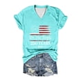 thumbnail image 2 of Womens 250 Anniversary USA Shirt Commemorative T Shirt Tee Classic Print Patriotic Tops M, 2 of 4