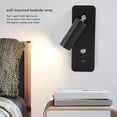 thumbnail image 3 of Lámpara de Lectura de Cabecera, Lámpara de Pared LED Rotatable Cuidado ocular para el dormitorio, 3 of 7
