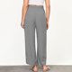 thumbnail image 4 of Karight Linen Pants Women Summer Beach Lounge Palazzo Trousers Loose Elastic Plus Size Drawstring with Pockets Pants, 4 of 8