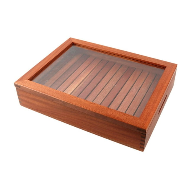 Plato de sushi de madera Plato de hielo de salmón Decoración de mesa Tabla de sushi Cocina japonesa 50x40x9.5cm