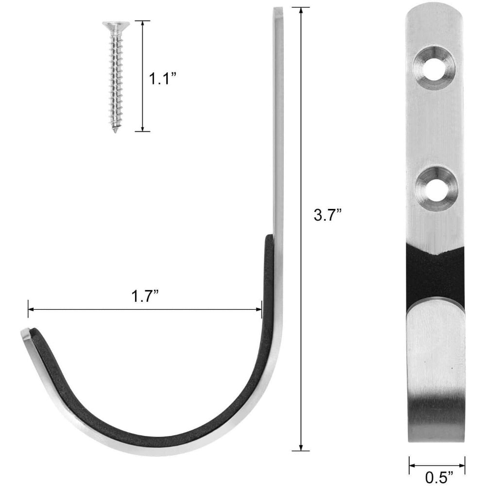 Cocobaby 5Pair Gun Rack Storage Rifles Shotgun Hooks Wall Mount Hangers Archery Bow Steel