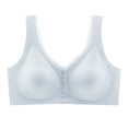 thumbnail image 4 of Gyexs Comfort Adjustable Wireless Seamless Bra For Women Supportive Everyday Wear Push Up Bras for Women, Grey, Size M, 4 of 6