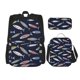 thumbnail image 1 of Fotbe Sardine Set Escolar 3 en 1 para Niños - Mochila Duradera con Lonchera Aislante y Estuche para Lápices - Mochila Escolar para Niños y Niñas, 1 of 7