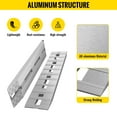 thumbnail image 7 of 6000 lbs Capacity Aluminum Loading Ramps 60"x12"x2.5" Pair - Beavertail Trailer Ramps with Hook Ends, 7 of 7