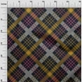 thumbnail image 2 of oneOone Polyester Lycra Fabric Tartan Check Print Fabric By The Yard 56 Inch Wide, 2 of 4