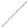 thumbnail image 3 of VRJewels Natural Tourmaline Tennis Bracelet in 925 Sterling Silver Jewelry for Women, 3 of 4