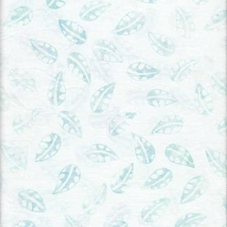 Bali Batik Leaves Anthology Fabrics Bali Batiks Sky Blue Leaf, Sold by the yard. By Hancocks of Paducah ()