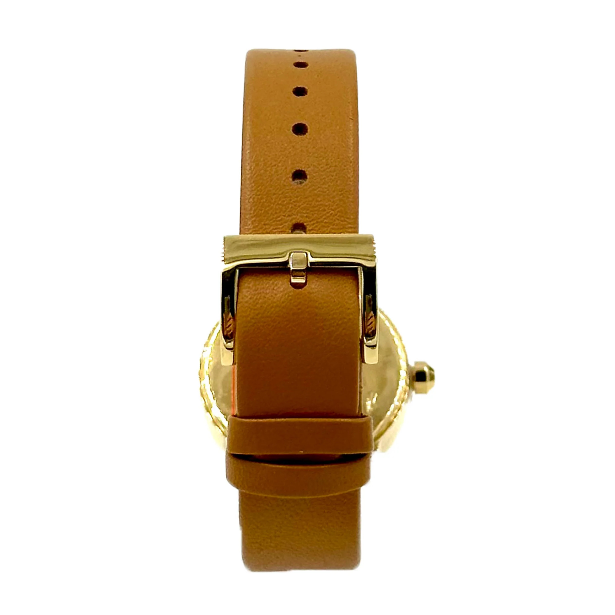 Tory Burch Women Gigi Goldtone Stainless Steel Leather Strap Watch Gift Set -TBW2031