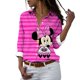 thumbnail image 1 of Camisa de manga larga con estampado 3d de minnie para mujer, camisa con solapa, estilo harajuku de disney, y2k, novedad de otoño, 2022, 1 of 5