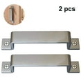 thumbnail image 2 of Whataatahia 2 piezas manija simple hardware puerta corredera puerta corredera manija de doble cara puerta de granero, 2 of 8