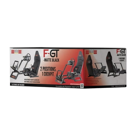Next Level Racing - F-GT Simulator Cockpit - Black