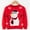 Red, variant on Tdoqot Toddler Boys Girls Christmas Ugly Sweater- Knit Long Sleeve Knit Pullover Kids Winter Clothes Navy Size 1-5T