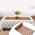 thumbnail image 4 of Hzzsbu Rectangle Felt Table Runners Openwork Floral Design Hollow Coasters Tablecloth Placemats Home Tea Table Cloth Wedding Decor, 4 of 7