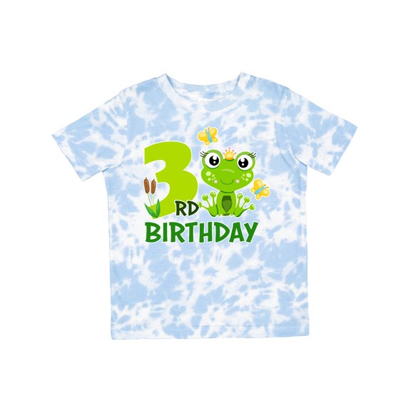 Inktastic 3rd Birthday Princess Frog Girls Toddler T-Shirt