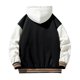 thumbnail image 4 of Winter Men's Fake Two Piece Zipper Hooded Coat Thickened Warm Coat L, 4 of 4
