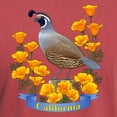 thumbnail image 3 of CafePress - California Quail & Golden Poppy Men's Comfort Colo - Mens Comfort Colors Shirt, 3 of 5