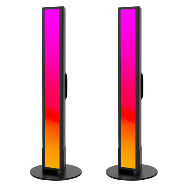 Tira De Luz Sinfónica Inteligente Led Rgb Con Múltiples Efectos De Iluminación Y Música, Control De Aplicación De 18 Modos De Música, Adecuado Para Tv, Pc, Dormitorio Muyoka Hogar