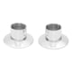 thumbnail image 1 of Chapetones Para Llave Rugo Metal Plata 6.3X3.5 Cm 2 Pz, 1 of 3