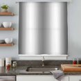 thumbnail image 5 of Grey White Sheer Curtains 45 Inches Long, Gray Farmhouse Modern Rustic Light Filering Curtains, Breathable Simi Curtain Privacy Drapes for Kitchen Bathroom Lightweight Small Window Treatment, 5 of 9