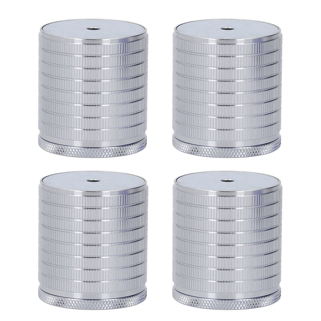 4 Pcs Rehausseurs de Meubles en Alliage d'Aluminium Design Intégré Hauteur Réglable 43 à 75mm Support Surélevé pour Canapé Chaise avec Capacité de Charge de 50 à 500kg pour Canapé, Lit, Armoire, Table