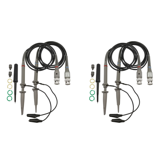 Kit Osciloscopio 2 Paquetes P6100 Minigrabber Cable de Prueba 100MHz para Accesorios de Piezas (/Paquete) 2Pc