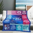 thumbnail image 2 of 30th Birthday Gifts for Women Blanket 60x50in, 30th Birthday Gifts for Her, 30th Birthday Decorations for Women, 30 Year Old Birthday Gifts for Women Sister Wife Friend Soft Warm Throw Blanket, 2 of 5