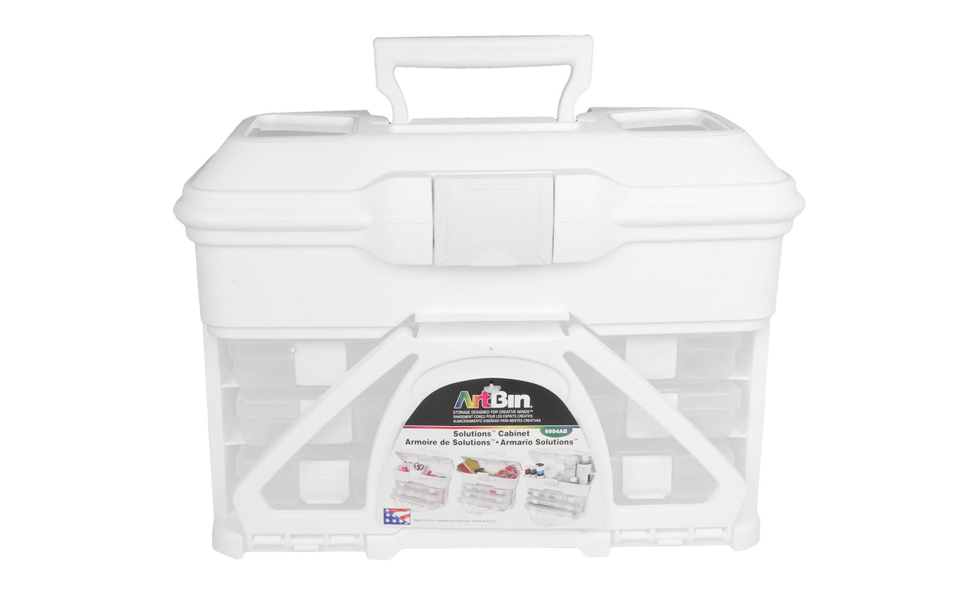 Art Bin Deluxe Super Satchel 17.9x16.8x5 Translucent 6981AB