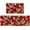 Red, variant on Love Heart Valentine''s Day Kitchen Mats Set of 2, Home Decor Low-Profile Kitchen Rugs for Floor - 17x29 and 17x47 Inch