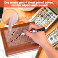 thumbnail image 3 of Caja de ahorro de dinero de madera con forma de bóveda de efectivo AIERSA con plan de ahorro, 3 of 7
