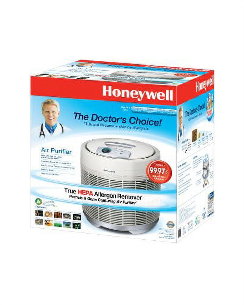 Honeywell 50250 S True HEPA Air Purifier 390 sq. ft White