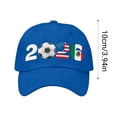 thumbnail image 3 of Ohmyroo 2026 Host Nations Soccer Cap Adjustable Cotton Supporter Hat For Game Day, 3 of 5